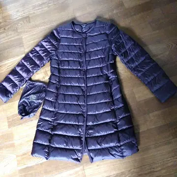 새상품급 유니클로 울트라 롱 다운 자켓 2way 여성용 S 미사용 새상품