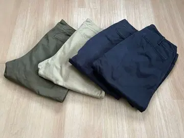 새상품급 유니클로 빈티지 치노 치노 팬츠 4세트 W76