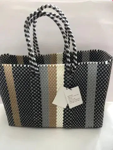 멜카도 다색 뜨개질 백