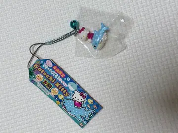 [ 미사용 새상품 ] 헬로키티 오키나와 한정판 진베이 상어 스트랩 끈