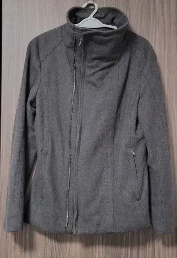 스탠드 카라 코트 그레이 집업 캐주얼 라이더스