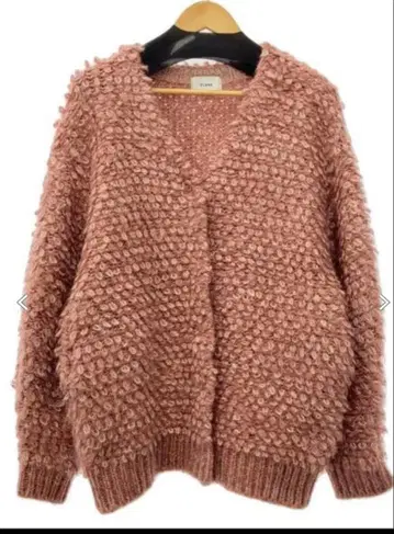 CLANE 믹스 루프 모헤어 니트 가디건 사이즈 2