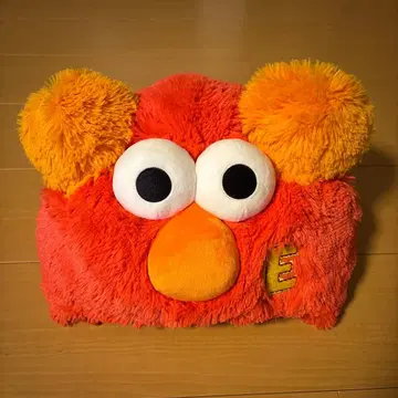 [ USJ ] 세서미 스트릿 엘모 복슬복슬 머리 장식 모자