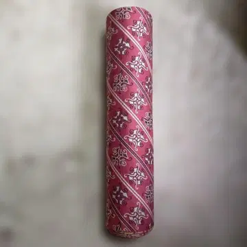 [ 새상품 미사용!! ] 순수 실크 적자색 오비 옷감 100% 실크