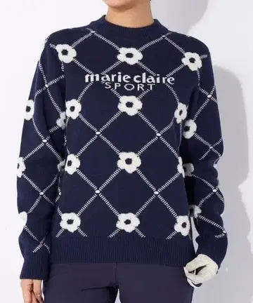 [ marie claire ] 크루넥 스웨터