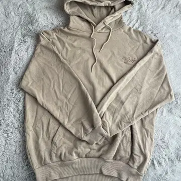 Keboz 베이지 심플 후디 LARGE