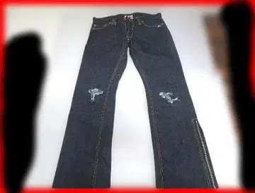 스컬 플라이트 데님 청바지 33 사이즈 m 258