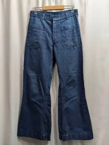 U.S. NAVY 데님 세일러 팬츠 S 상당 청바지