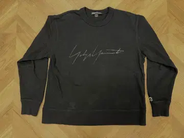 Y-3 사인 디자인 크루넥 맨투맨 M 사이즈