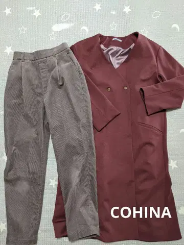 COHINA 코트, 글로벌 워크 팬츠