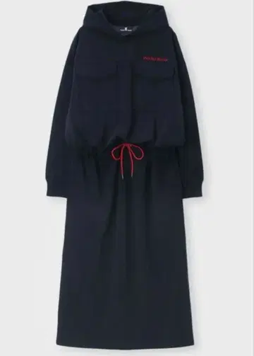 새상품급 Psycho Bunny 후디드 원피스 네이비 롱 원피스