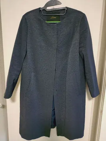 리에스 다크 블루 체스터 코트