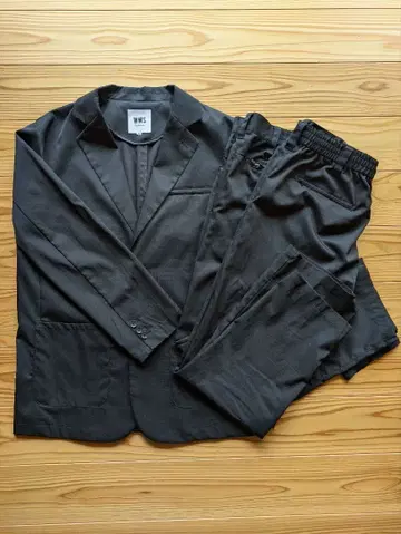 WWS 워크웨어 수트 셋업 (팬츠 2개 세트) L 사이즈 블랙