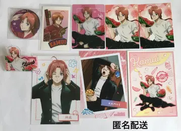 은혼 3년 Z반 긴파치 선생님 카무이 브로마이드 캔뱃지 클리어 카드