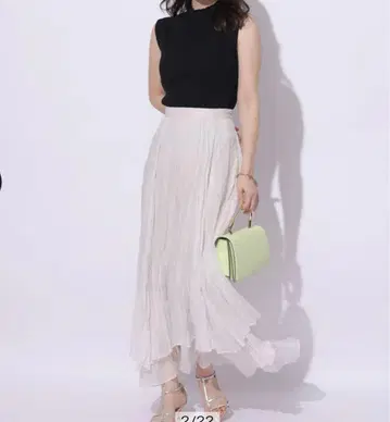 와셔 플리츠 스커트 앱와이어