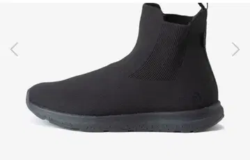 블랙 사이드 고어 부츠 니트