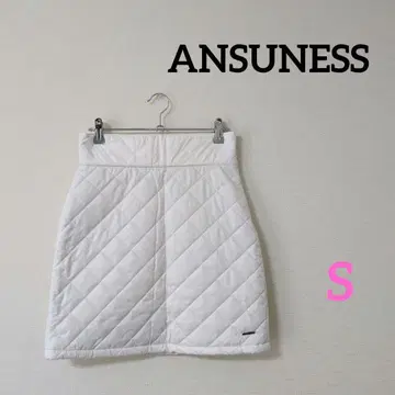 ANSUNESS 앙사네스 여성용 골프웨어 스커트 충전솜 화이트 S