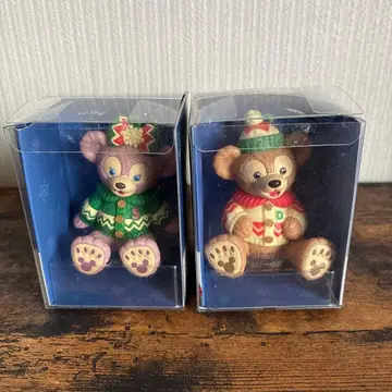 디즈니 더피 셰리메이 크리스마스 오너먼트 2개 세트