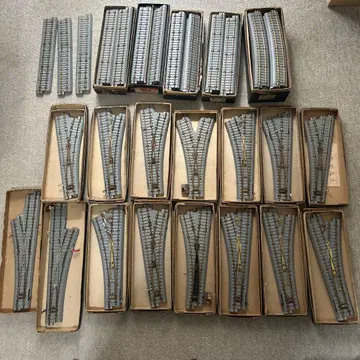 HO 게이지 레일 세트 포인트 레일 포함