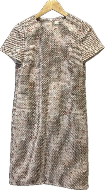 Leilian 꽃무늬 트위드 A라인 원피스