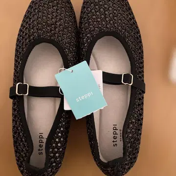 steppi 블랙 플랫슈즈 5.5