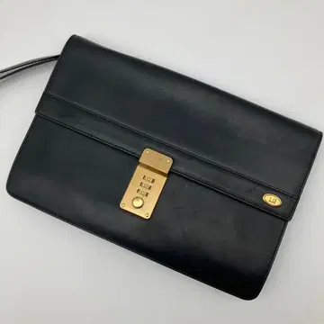 던힐 세컨드 백 블랙 락 포함