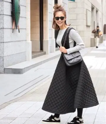 Rosymonster 로지몬스터 퀼팅 원피스