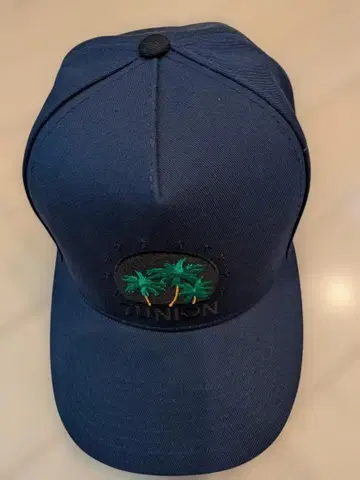 UNION 야자수 자수 네이비 캡