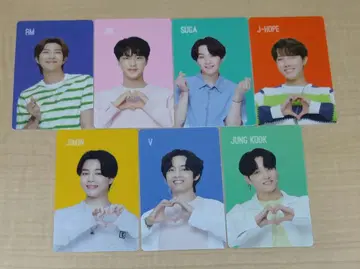 BTS 칠성사이다 트레이딩 카드 7장 묶음 판매