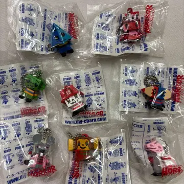 미쓰비시 연필 호러 월드 피규어 키링 8개 세트