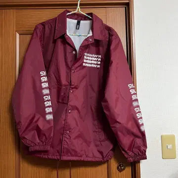 SILAS & MARIA 나일론 자켓 버건디