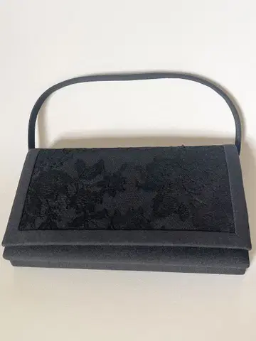 블랙 포멀 도쿄 소와르 SOIR 2way 핸드백 레이스