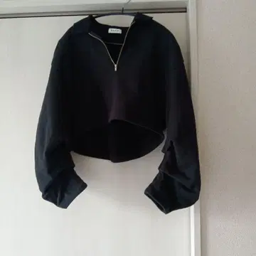 MARW UNITED ARROWS 하프 지퍼 맨투맨 블랙