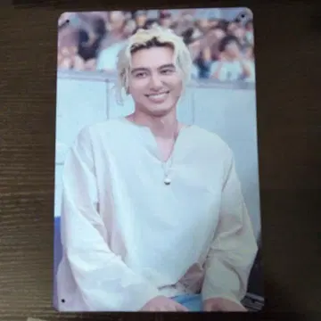 후지이 카제 새상품 메탈 포스터