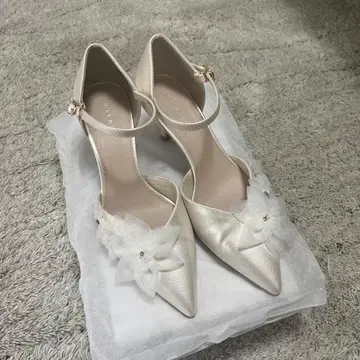 RANDA 시어 플라워 세퍼레이트 펌프스 24.0-24.5cm