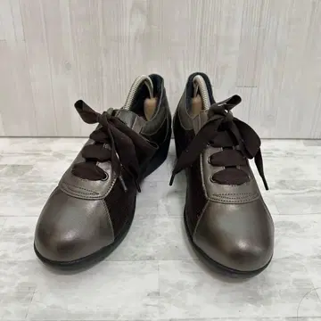 miss kyouko 다크 브라운 스니커즈 슬립온 23.5cm