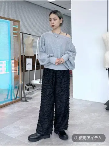 [ my fit CLIP/saito 기획 ] 복슬복슬 자카드 팬츠