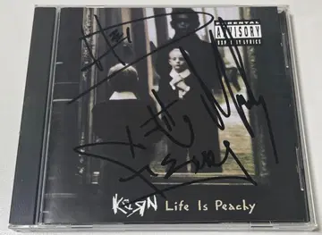 Korn Life Is Peachy 사인 포함 CD