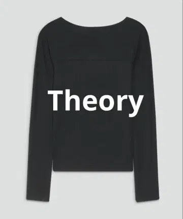 Theory 리브 편직 긴팔 T셔츠