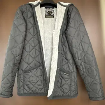 LAVENHAM 그레이 퀼팅 자켓