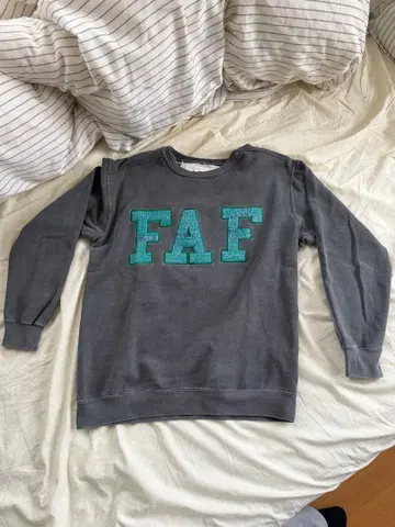 FAF Fake as flowers 그레이 맨투맨