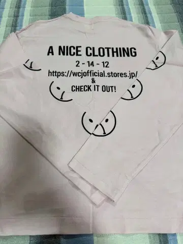 [ WCJ ] NICO SLEEVE LS TEE wcj 핑크