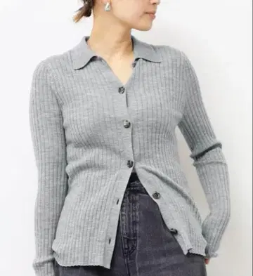 Deuxieme Classe 피케 셔츠 니트 가디건