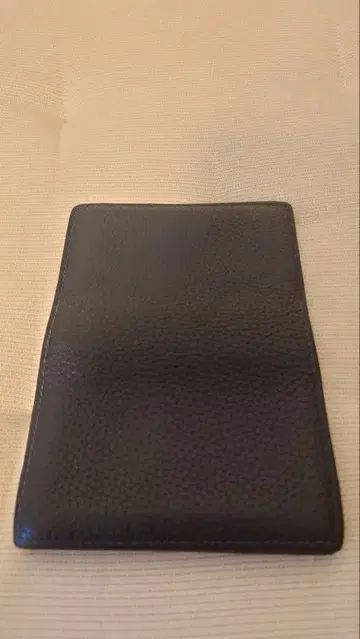 메종 타쿠야 네이비 가죽 명함지갑