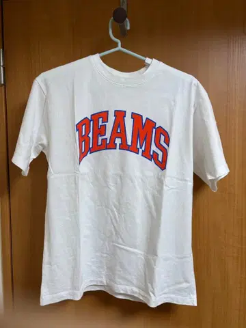 BEAMS 화이트 T셔츠