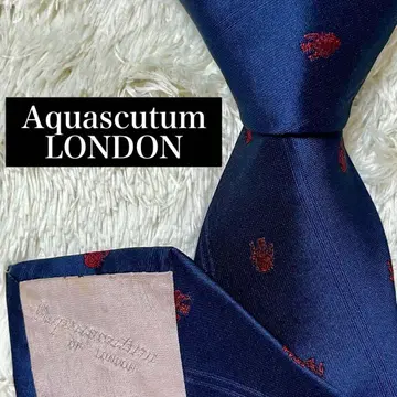 Aquascutum LONDON 넥타이 비즈니스 파티 N-0867