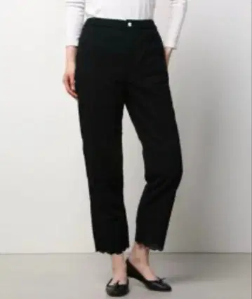 BEAMS BOY 컷워크 이지 팬츠 블랙