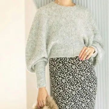 SPICK&SPAN 스픽 앤 스팬 볼륨 슬리브 니트