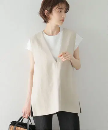 La TOTALITE 린넨 혼방 옥스 베스트