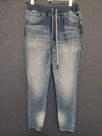 더블 스탠다드 클로징 데님 블루 조거 팬츠